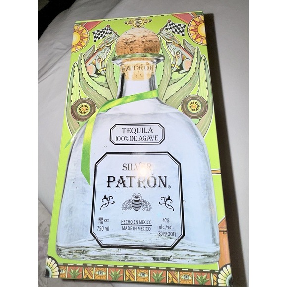 Patrón Silver Tequila Limited Edition Tin Box x Sergio Pérez F1 EMPTY - Picture 2 of 9